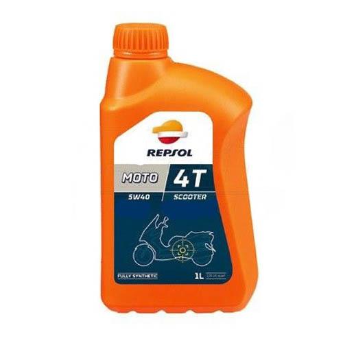 Купить масло четырехтактное 5W40 синтетическое REPSOL Moto Scooter 4T 1 л Масло четырехтактное 5W40 синтетическое REPSOL Moto Scooter 4T 1 л