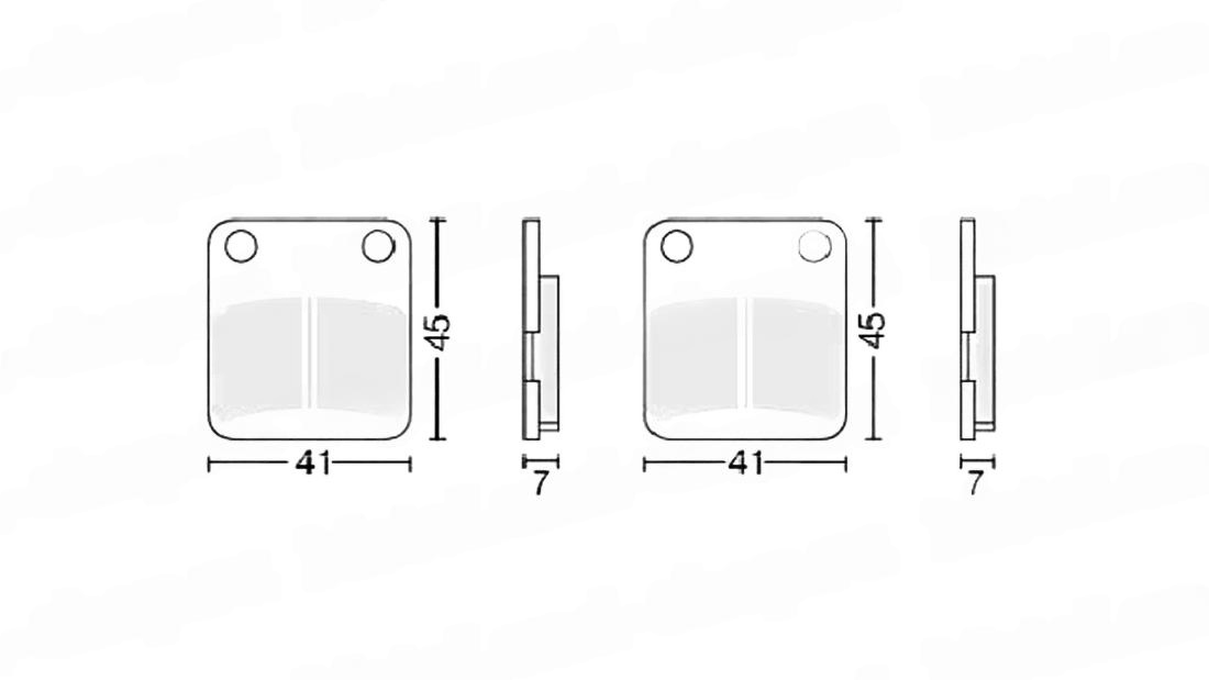 Колодки тормозные дисковые  #3 X-TECH (semi-metallic) полуметаллические