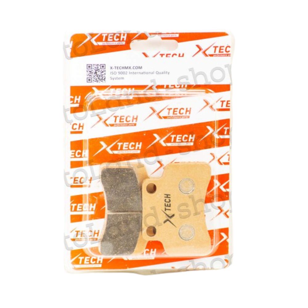 Колодки тормозные дисковые  #8 X-TECH (semi-metallic) полуметаллические