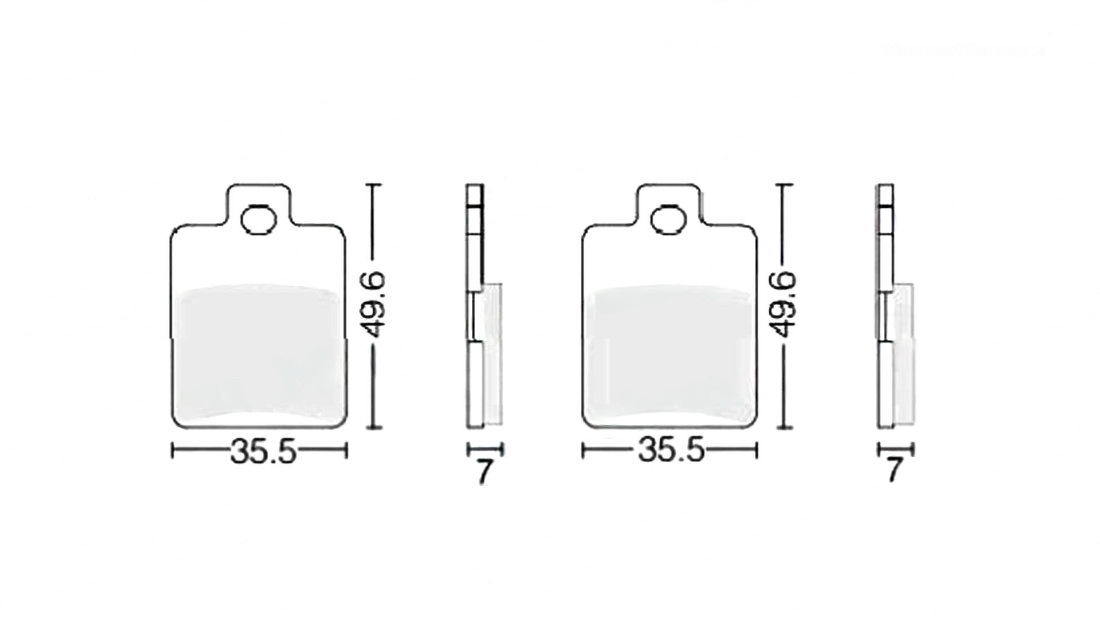 Колодки тормозные дисковые #12 X-TECH (semi-metallic) полуметаллические