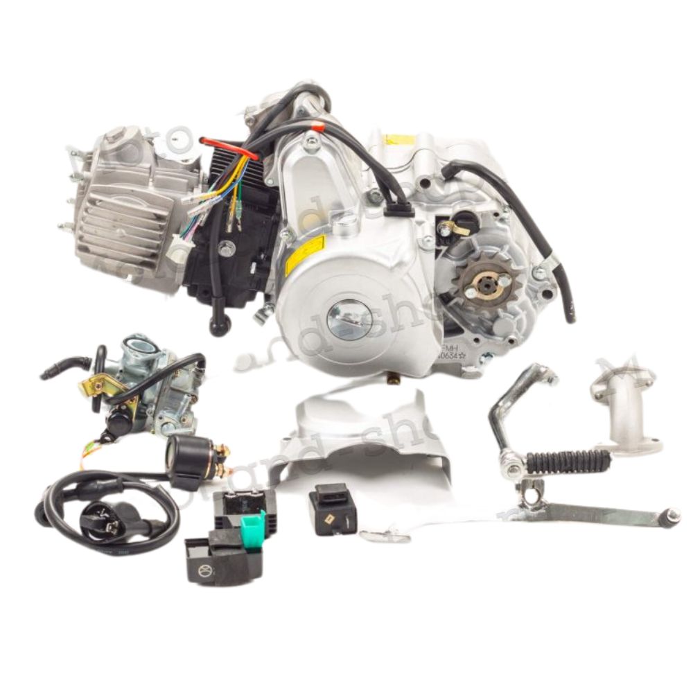 Двигатель 110см3 152FMH (52.4x49.5) механика, 4ск, стартер сверху