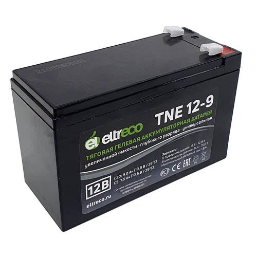 Купить тяговый аккумулятор Eltreco TNE12-9 (12V9A/H C20) Тяговый аккумулятор Eltreco TNE12-9 (12V9A/H C20)