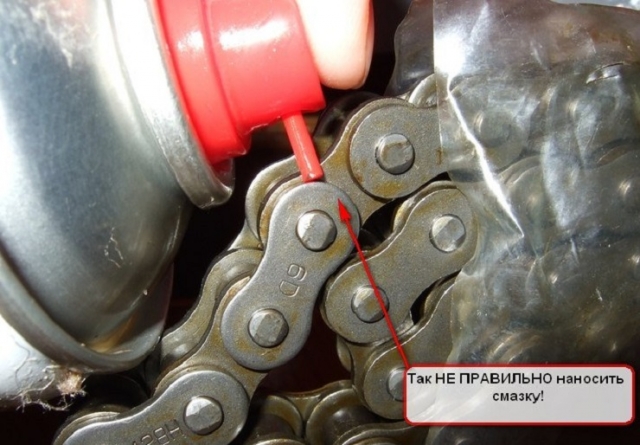 Мотоцепи: смазки