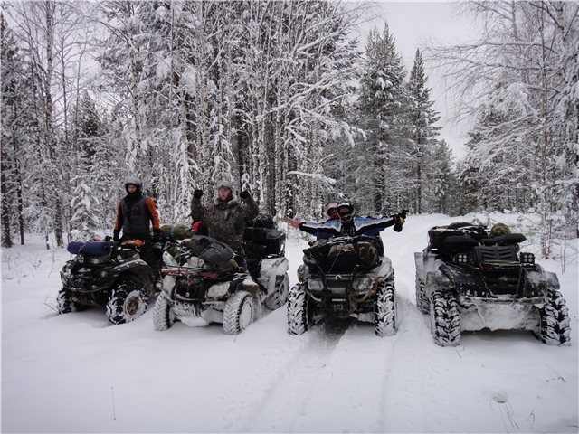 Открытый семинар по зимнему вождению квадроцикла