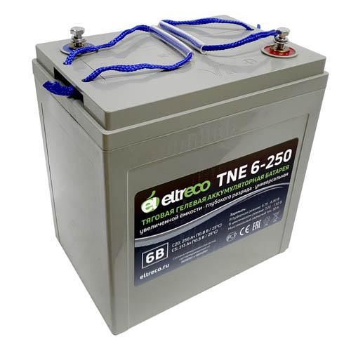 Купить тяговый аккумулятор Eltreco TNE6-250 (6V200A/H C3) Тяговый аккумулятор Eltreco TNE6-250 (6V200A/H C3)