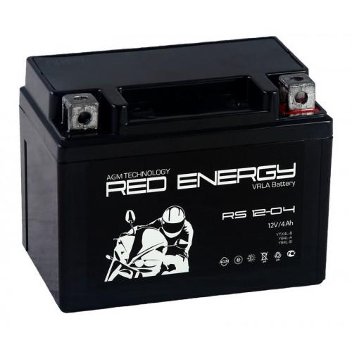 Купить мото аккумулятор Red Energy RS 12-04 12v 4ah Мото аккумулятор Red Energy RS 12-04 12v 4ah