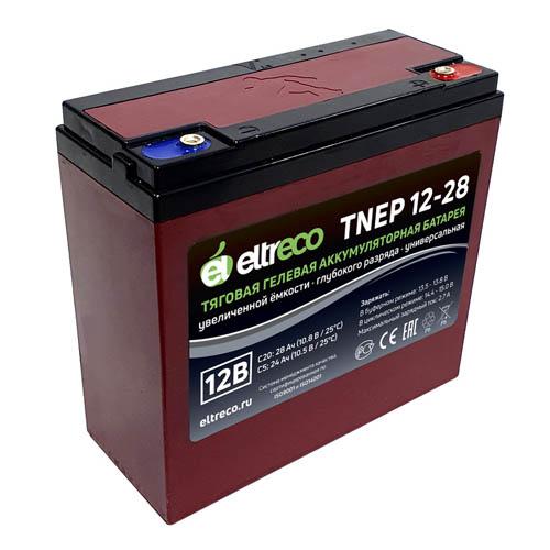 Купить тяговый аккумулятор Eltreco TNEP12-28 (12V23.5A/H C3) Тяговый аккумулятор Eltreco TNEP12-28 (12V23.5A/H C3)