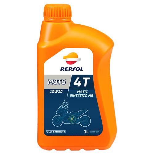 Купить моторное масло Repsol Moto Matic Sintetico MB 4T 10W30, 1 л Моторное масло Repsol Moto Matic Sintetico MB 4T 10W30, 1 л